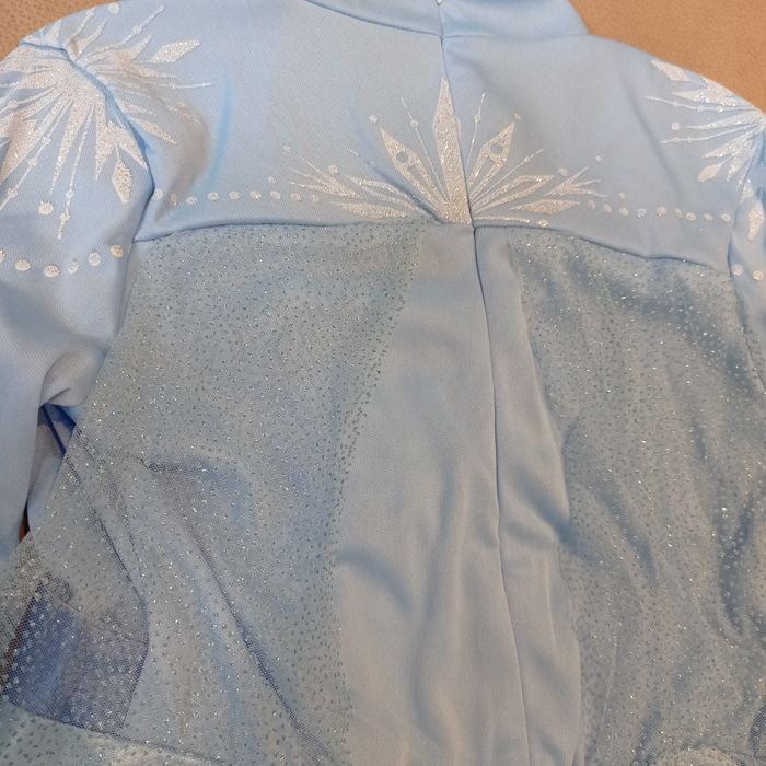 Sukienka strój karnawałowy przebranie Elsa Kraina Lodu r.116-122