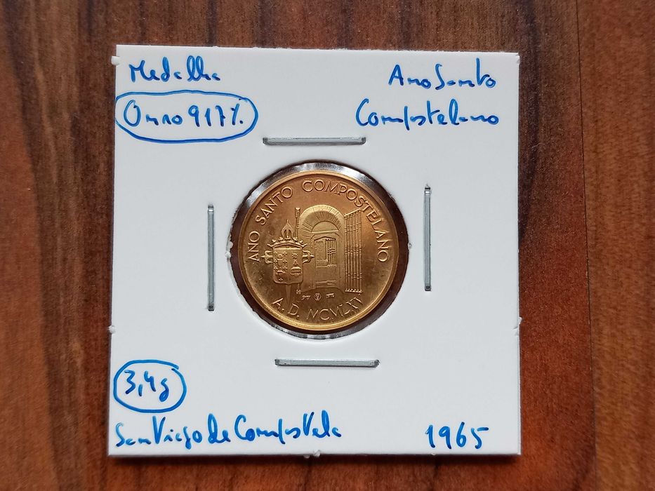 Medalha de Ouro Ano Santo Compostelano 1965