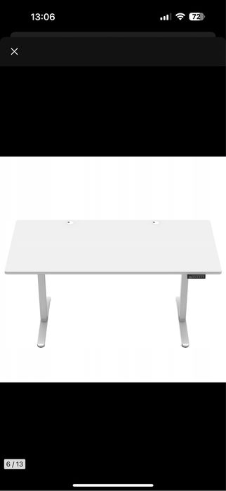 Mark Adler Biurko ELEKTRYCZNE regulowane 160 x 80 cm LEADER 7.6 White