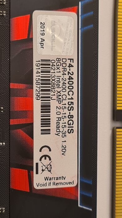 Ram 16Gb (8+8) DDR4 2400