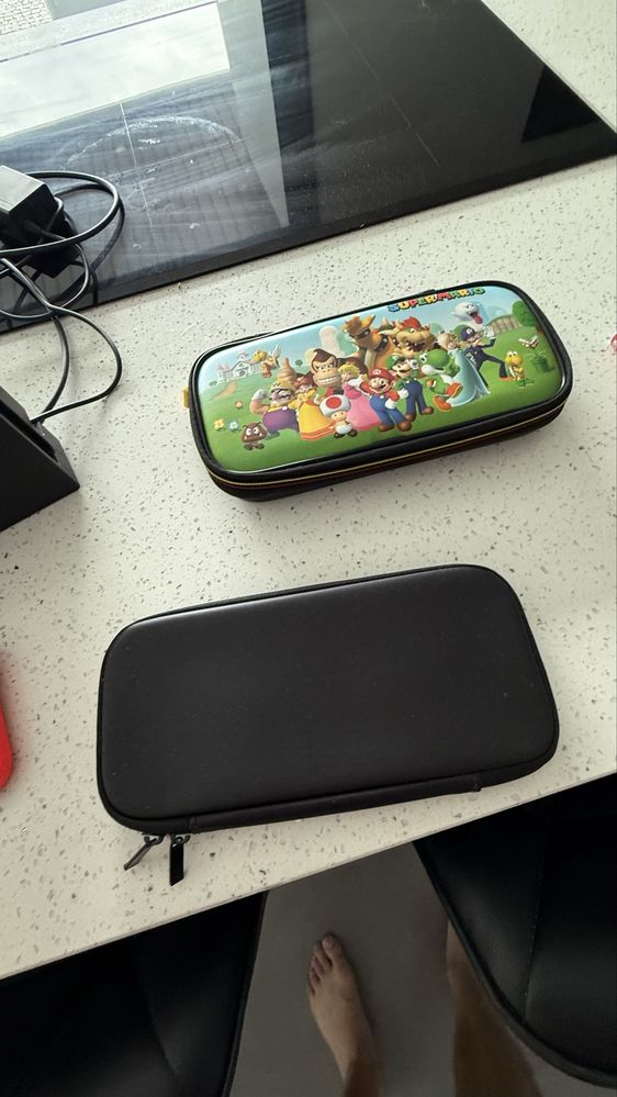 Nintendo switch v2 completamente nova com 3 jogos