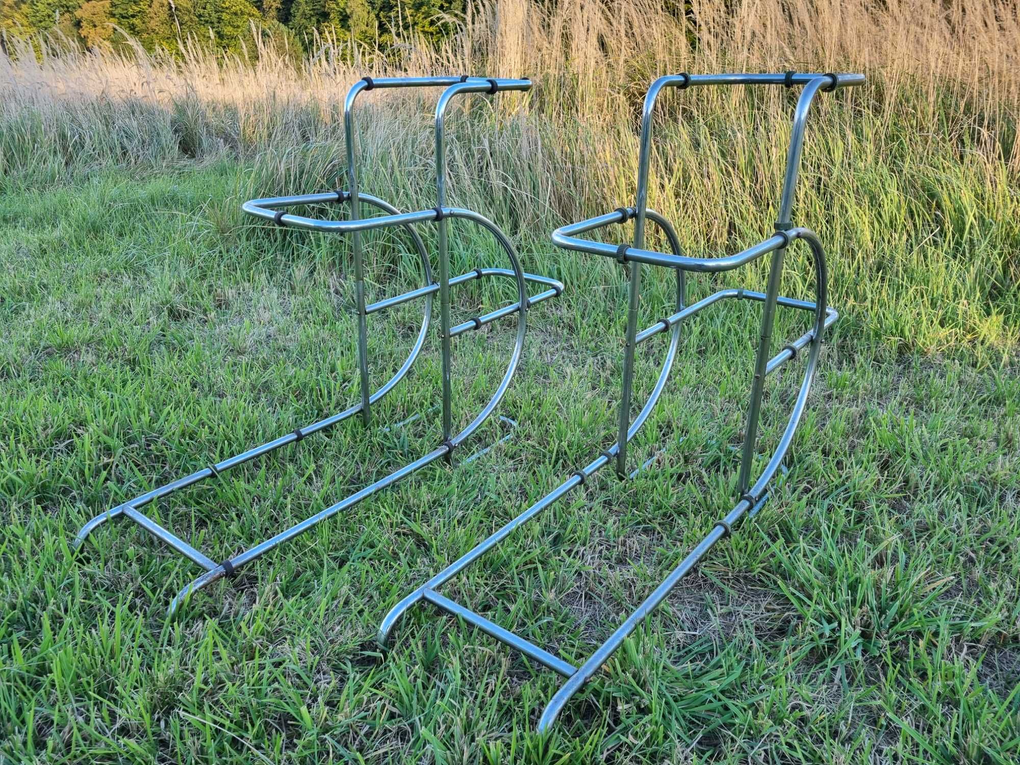 Kwietnik Art Deco chrom 2 sztuki THONET