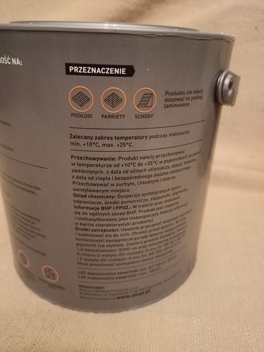 Lakier Do Podłóg ALTAX kolor Brąz puszka 2,5 litra WARTO !!