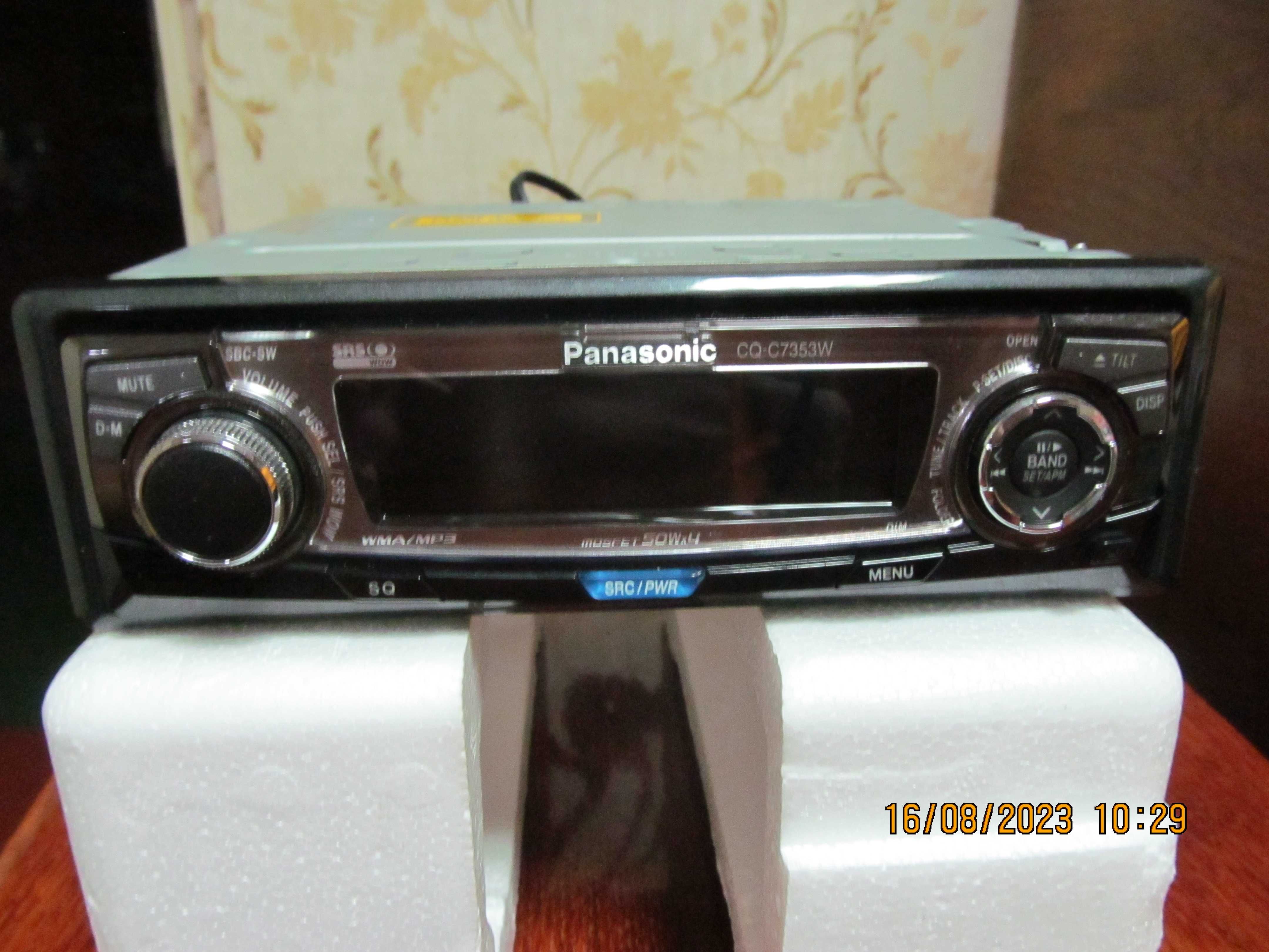 Продаётся  Panasonic  CQ-C7353W  WMA MP3 CD Player / Receiver