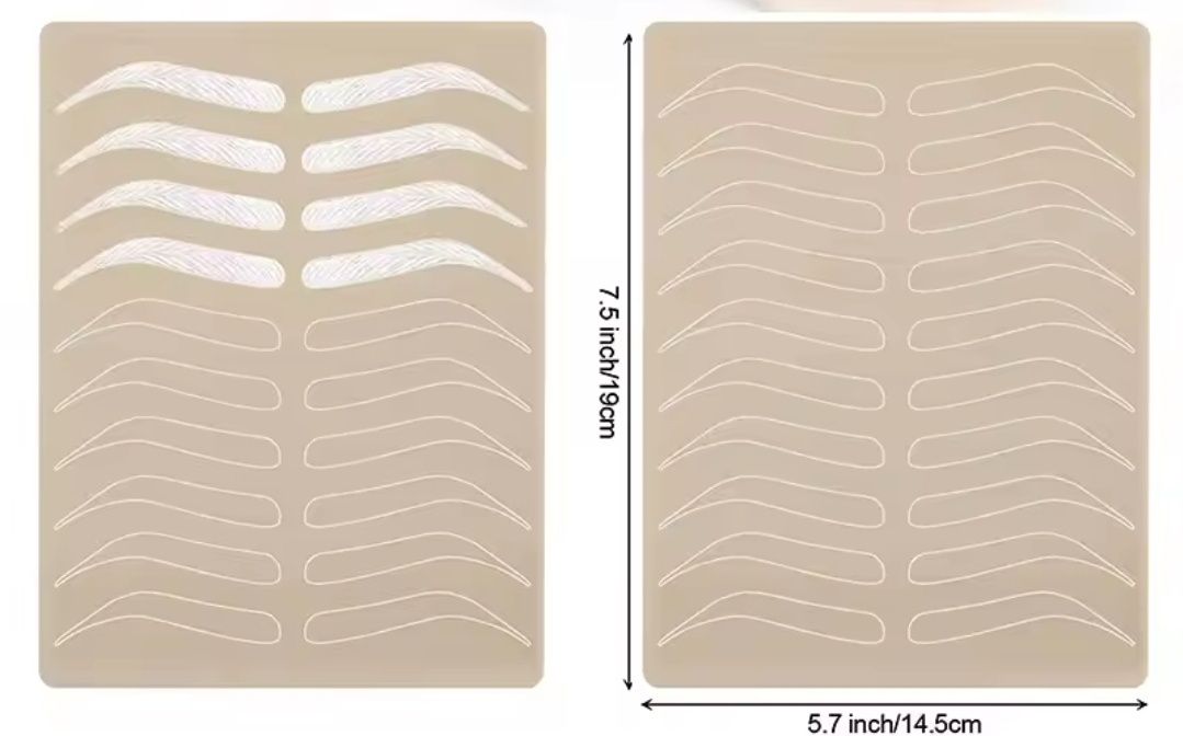 Zestaw do nauki techniki microbladingu brwi microblading skórki