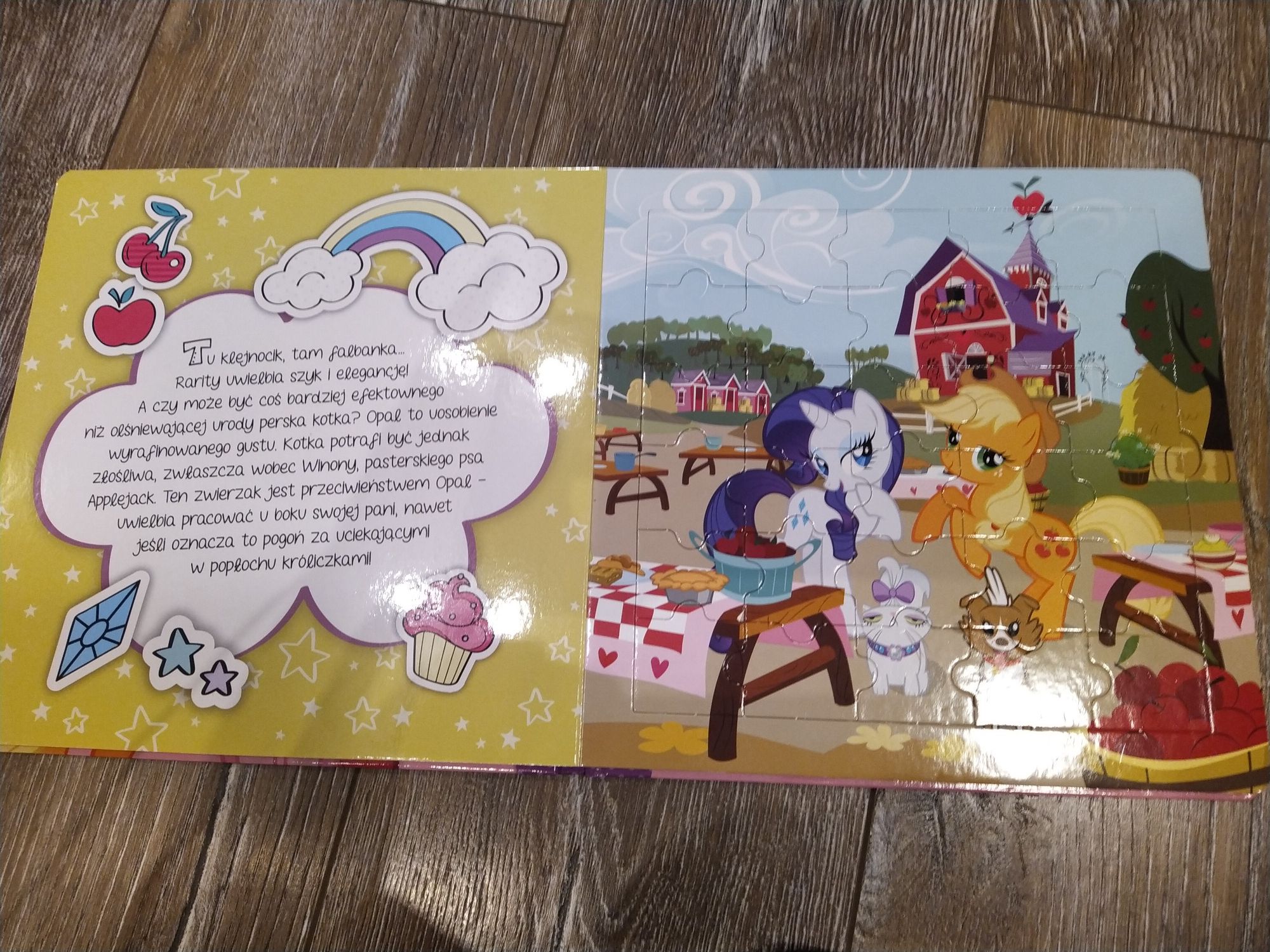 My Little Pony Czytam i układam, Książka i puzzle w 1