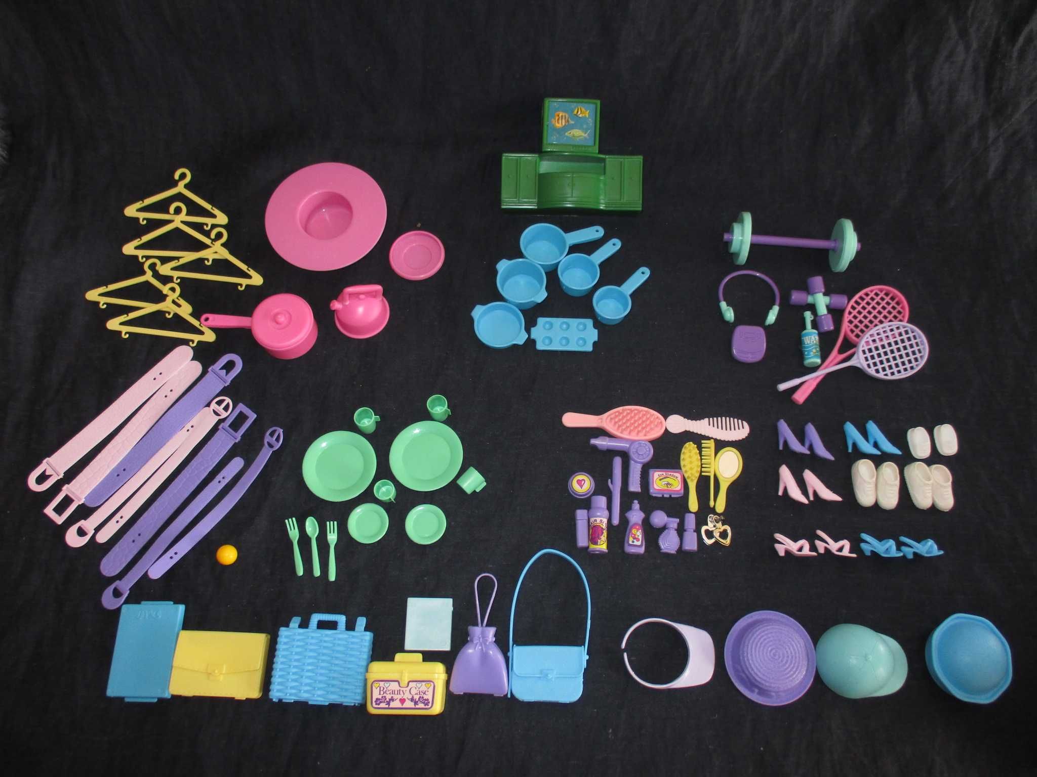 Conjunto de 80 peças acessórios Brincar Brinquedos