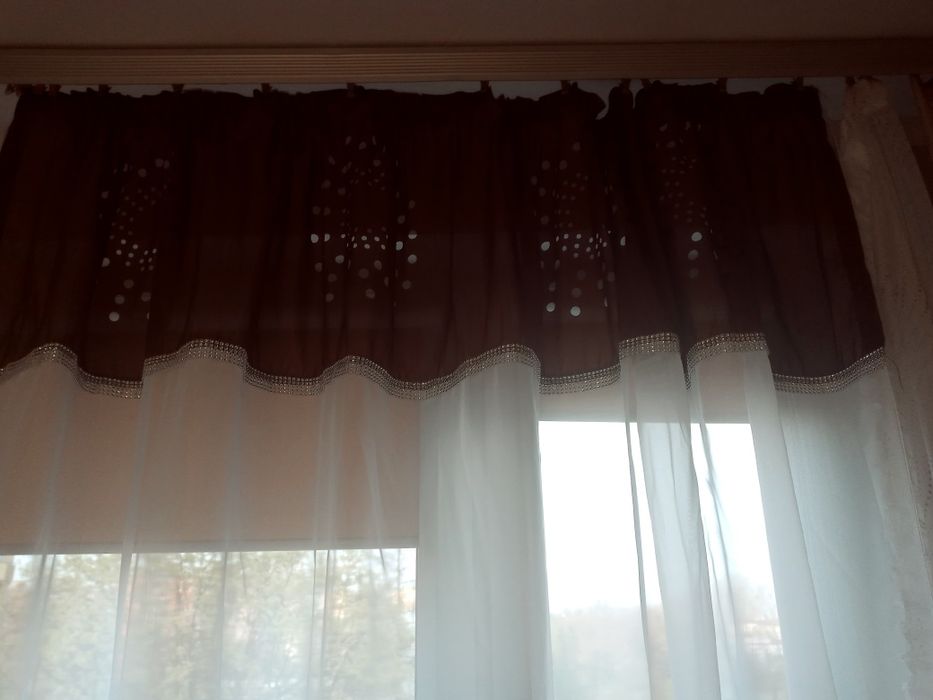 Firanka nowa na szerokiej taśmie