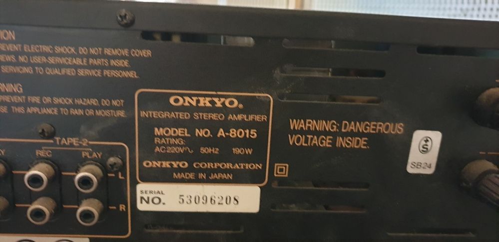 Усилитель Onkyo integra A-8015