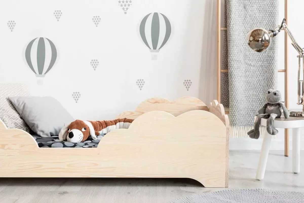 Drewniane łóżko dziecięce 90x180 Białe - Kurier GRATIS! (47)