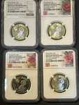4 moedas cerificadas ngs