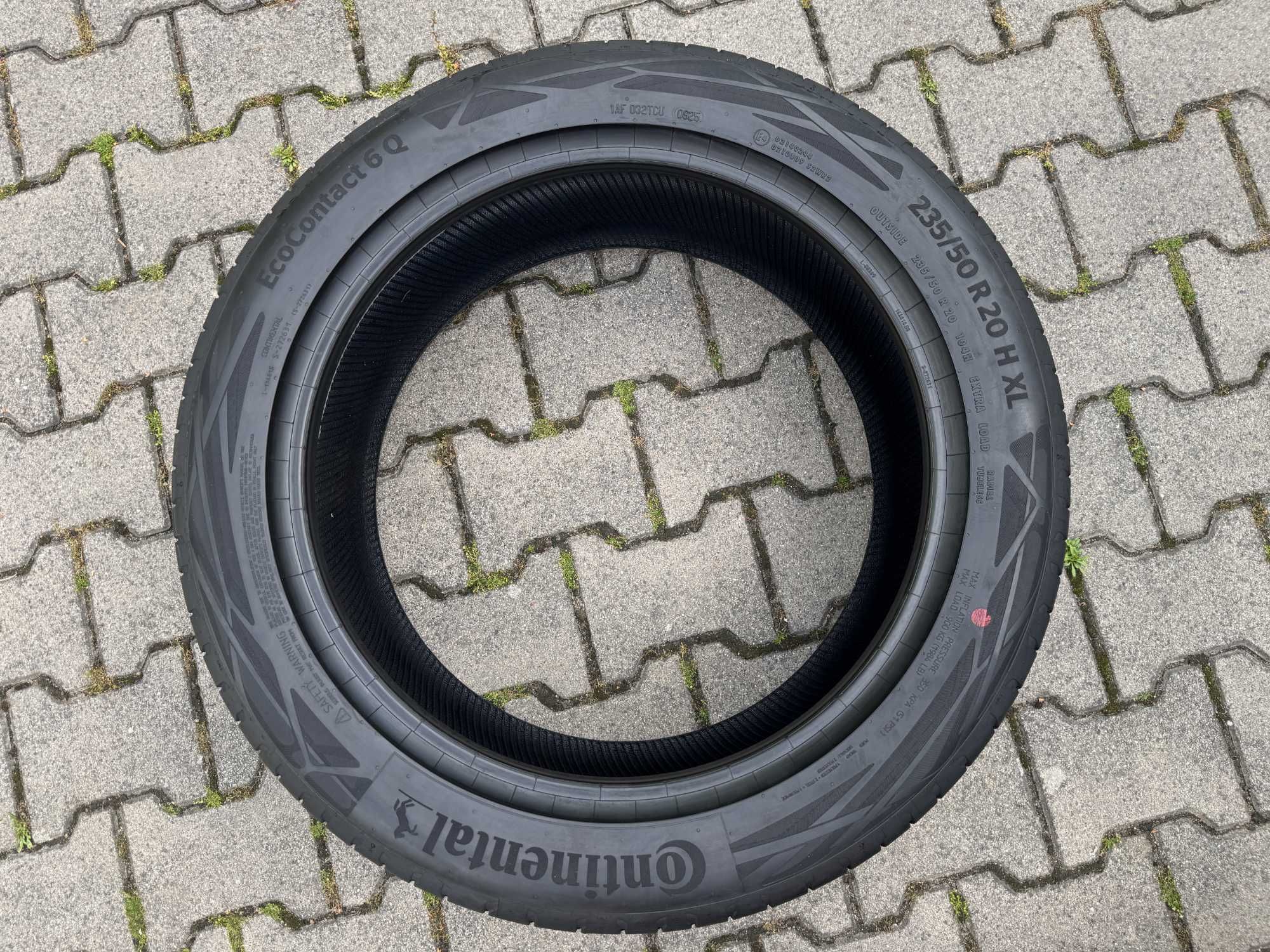 4x Nowe opony letnie 235/50r20 + 255/45r20 CONTINENTAL Eco 6Q (2025r)