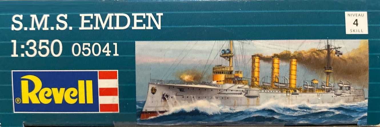 Kit , Modelismo Naval,  Cruzador S.M.S Emden , Revell