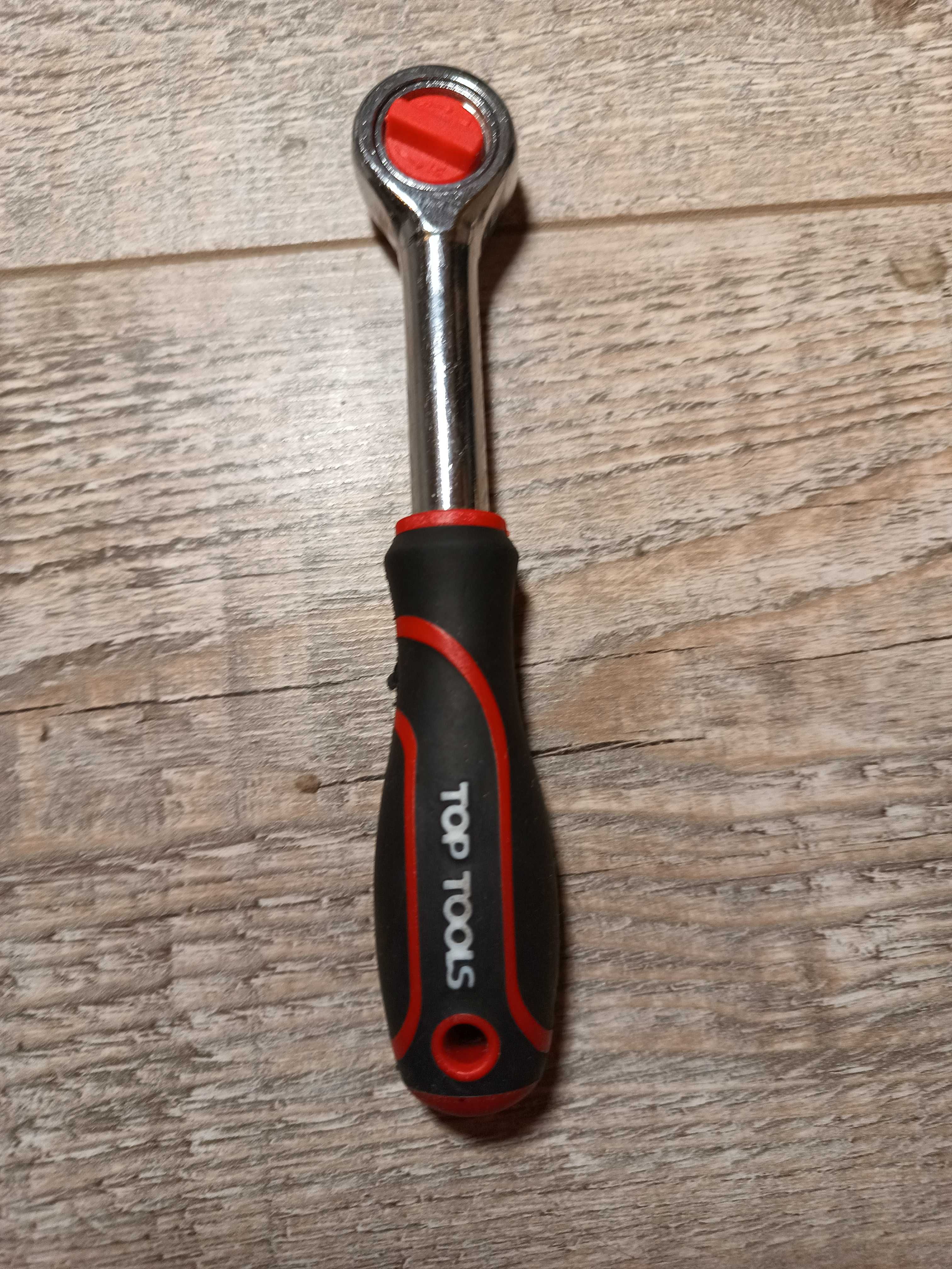 Grzechotka Top Tools 1/4", 150 mm uszkodzona