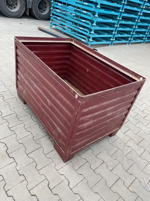 Pojemniki gitterbox giterbox kontenery kosze metalowe skrzynie