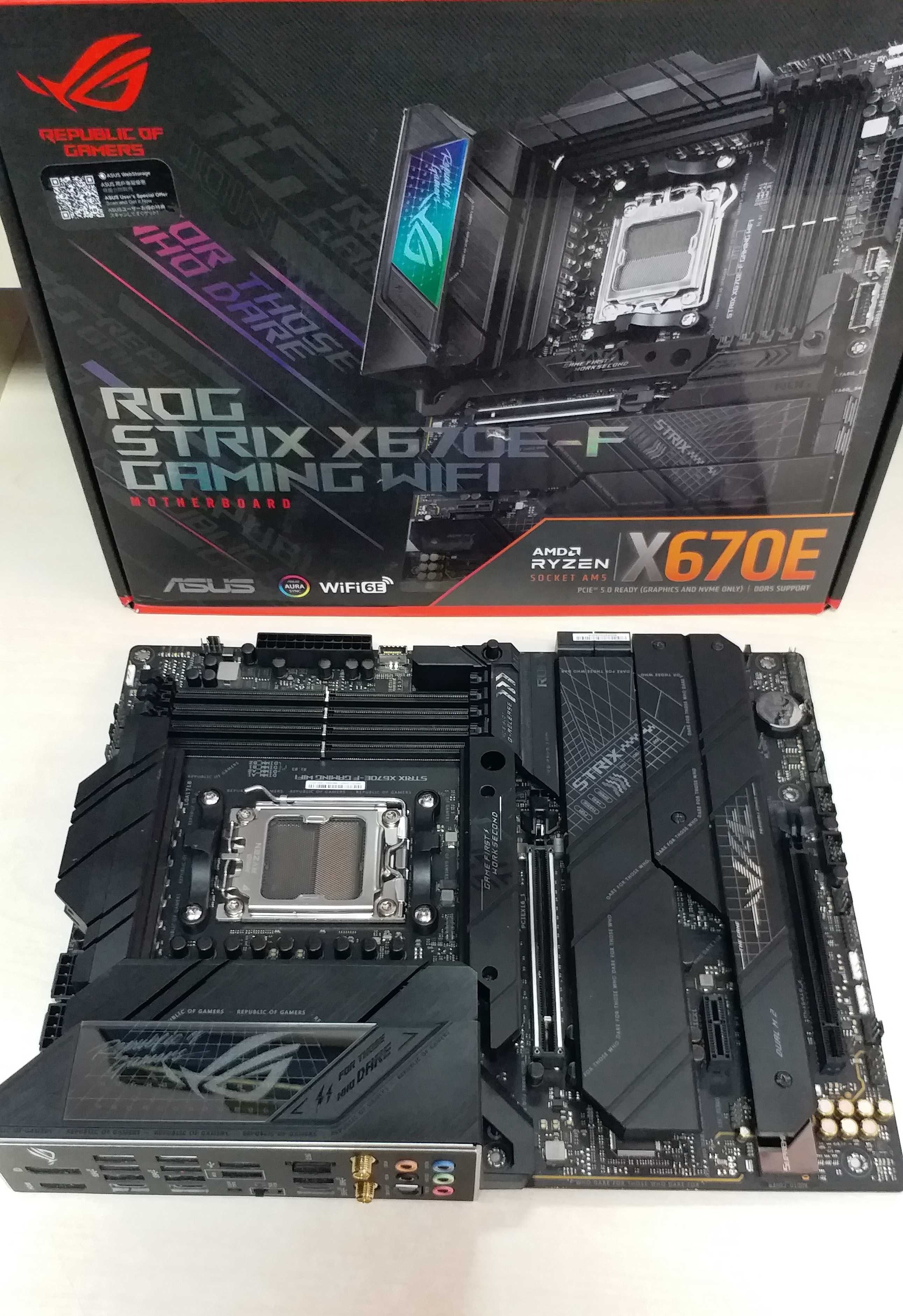 Топ плата ASUS ROG STRIX X670E-F Gaming WIFI AM5 DDR5