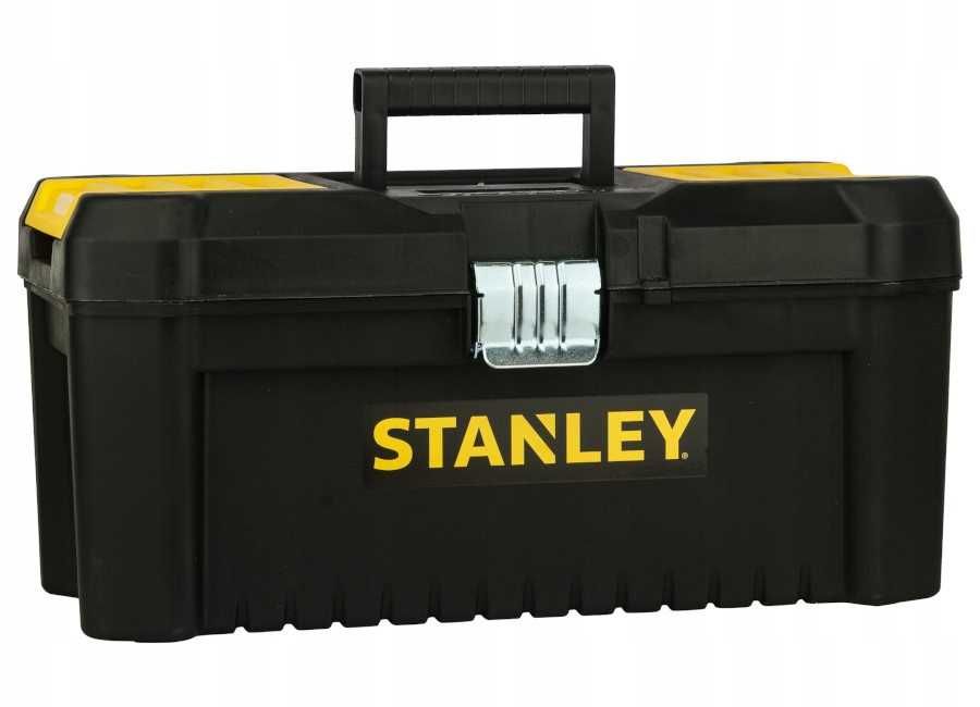 skrzynka essential 16' zatrzaski metal stanley na akcesoria okazja fv