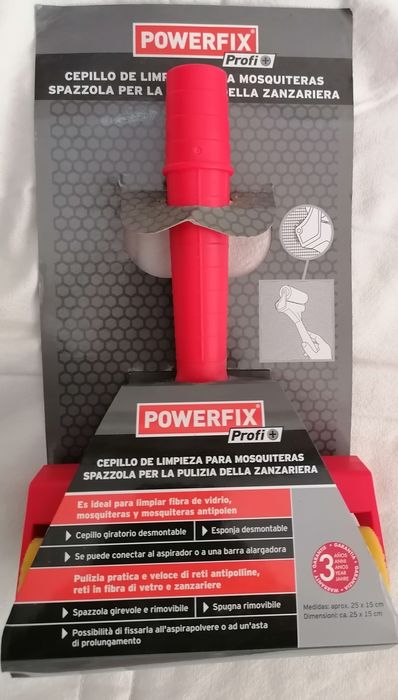 Escova de limpeza de redes mosquiteiras