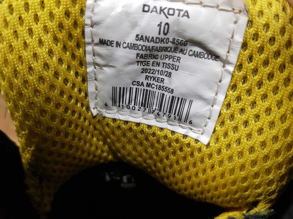 Buty robocze DAKOTA rozm 43 wkł 28 cm S3