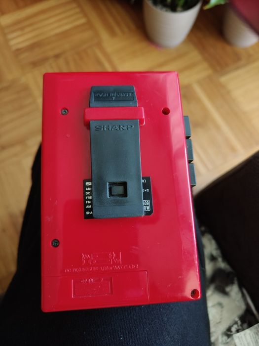 Sharp JC-130H stereo cassette player+AM-FM radio