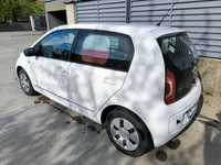 VW up 2013, 1.0 benzyna, 5 drzwi, biały,klima, elektrycz. szyby