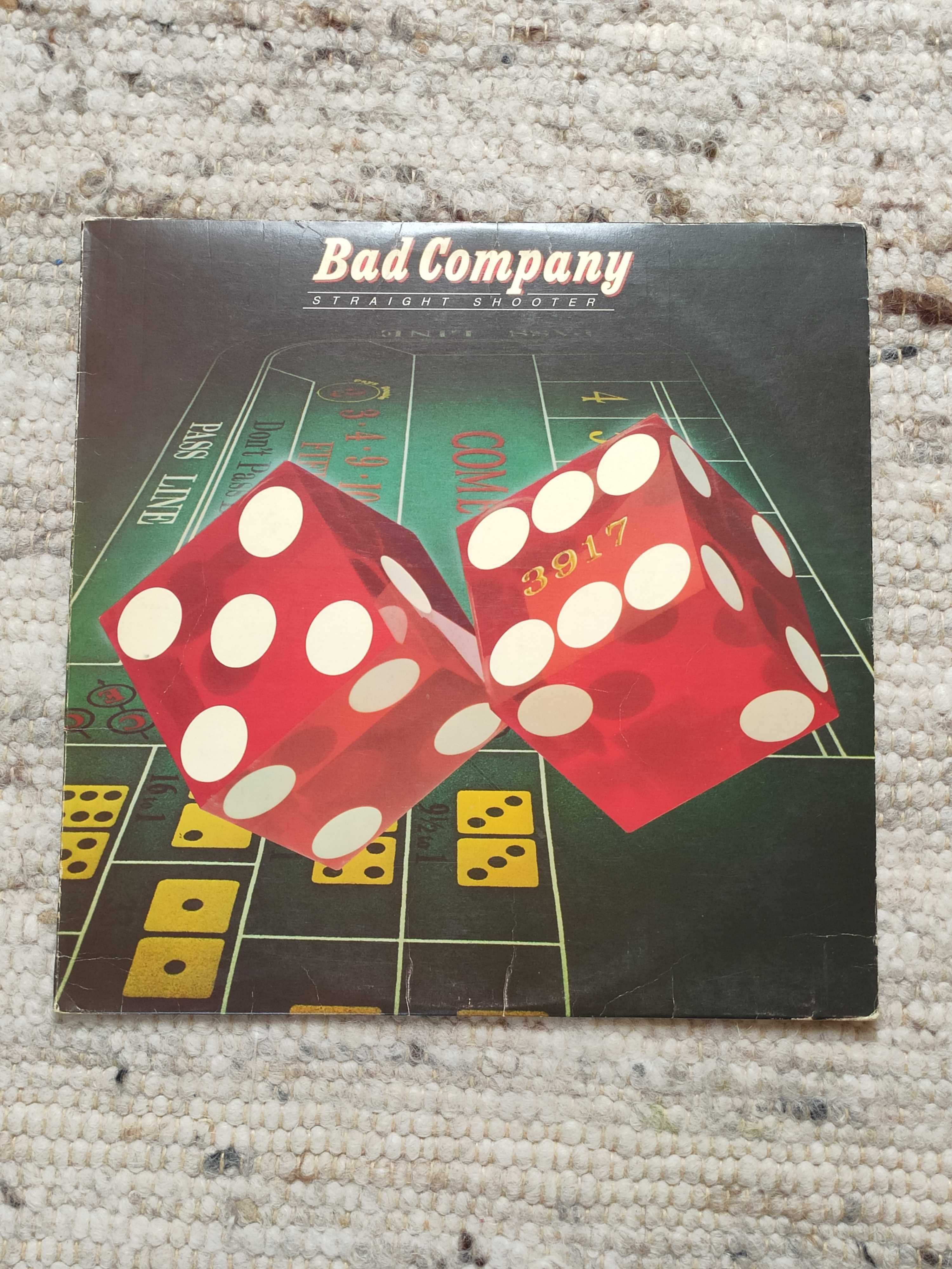 Bad Company (Free) LP Straight Shooter, 1. wyd. ang. 1975, winyl