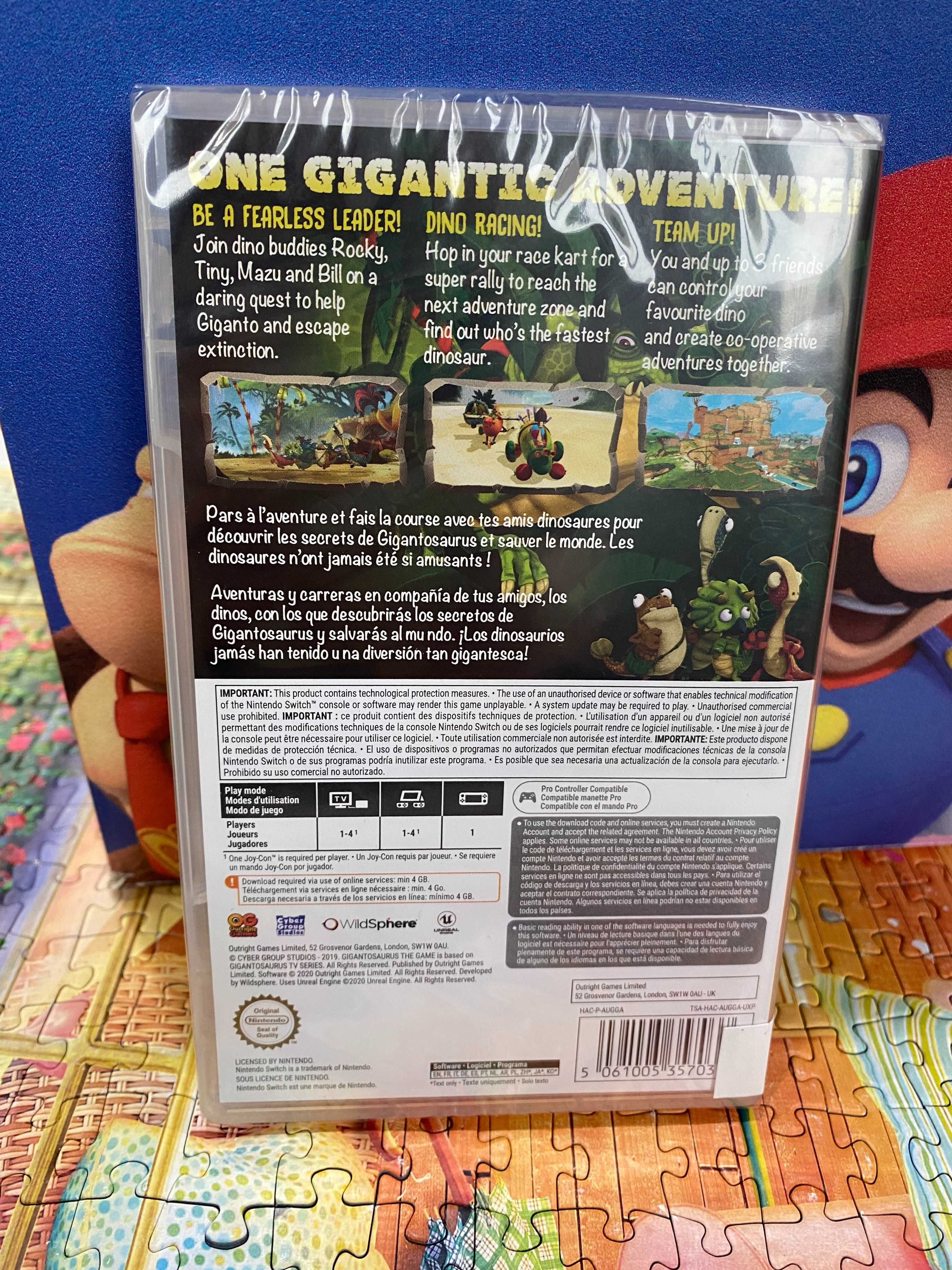 Gigantosaurus The Game Nintendo Switch Sklep Iława (kod w pudełku)