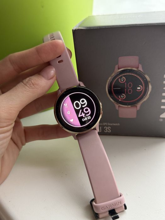 Garmin venu 3 s рожеві Soft gold