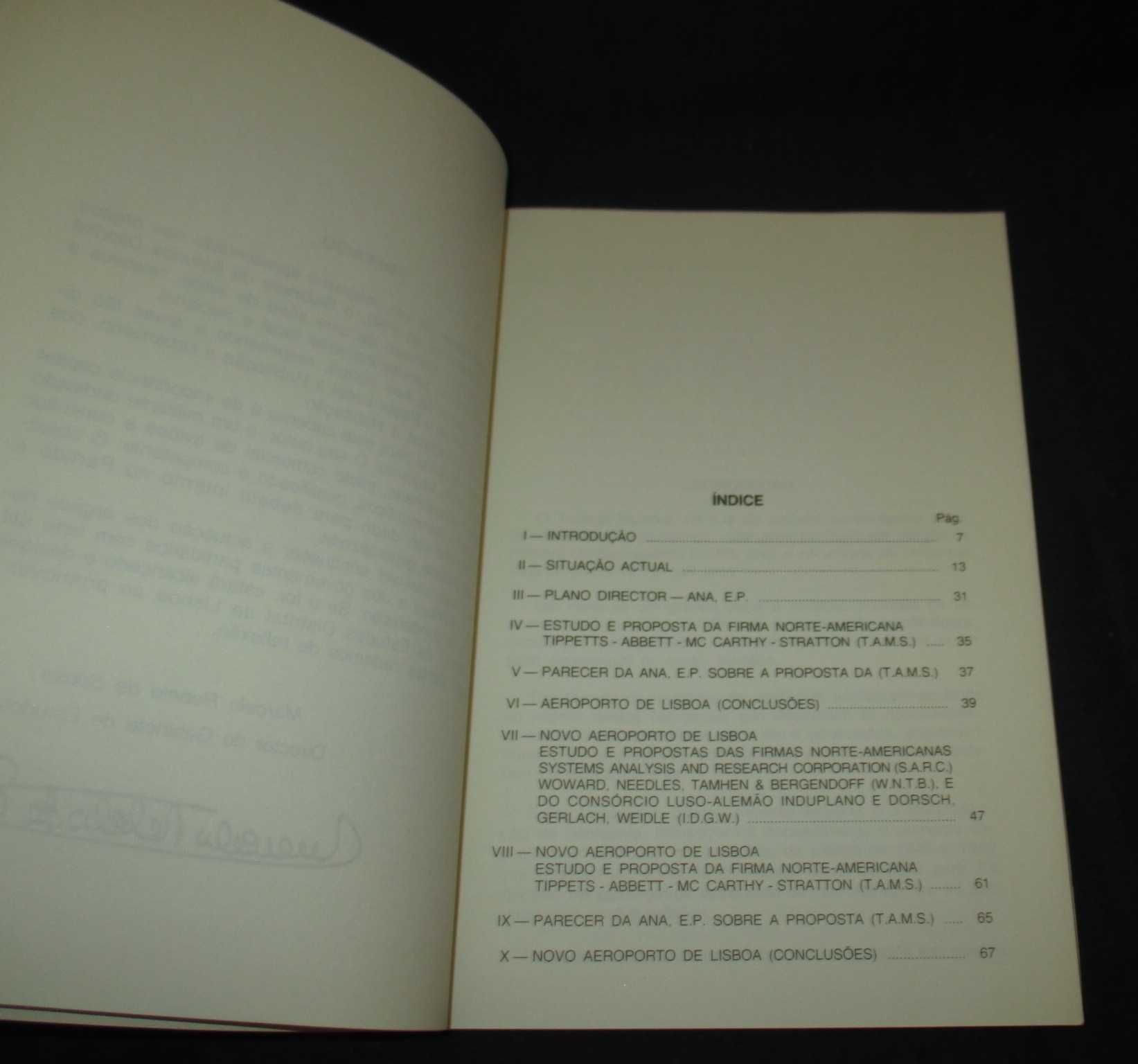 Livro Aeroporto de Lisboa Que Futuro? António Penaguião 1984