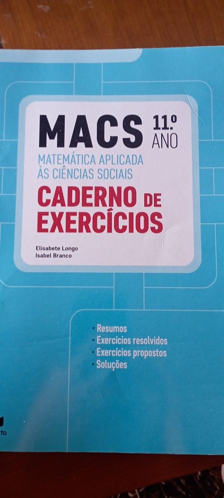 Matemática aplicada às ciências sociais 11 ano