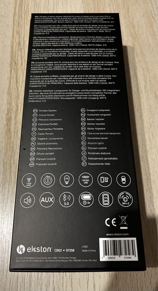 Ekston Głośnik Bluetooth