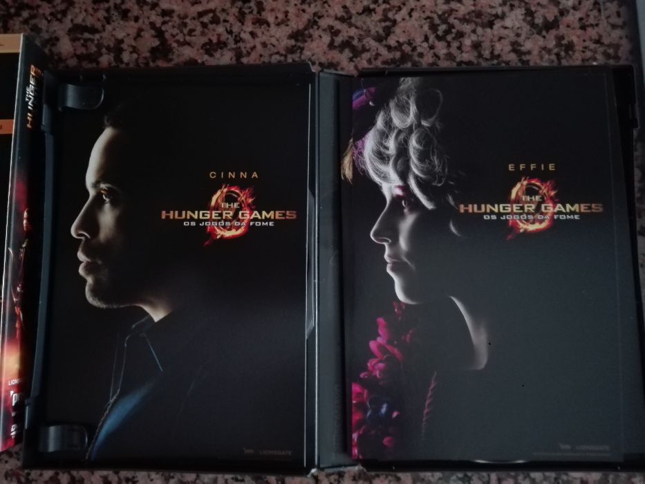 Filme The Hunger Games/Os Jogos da Fome Edição Prestígio c/ 4 postais