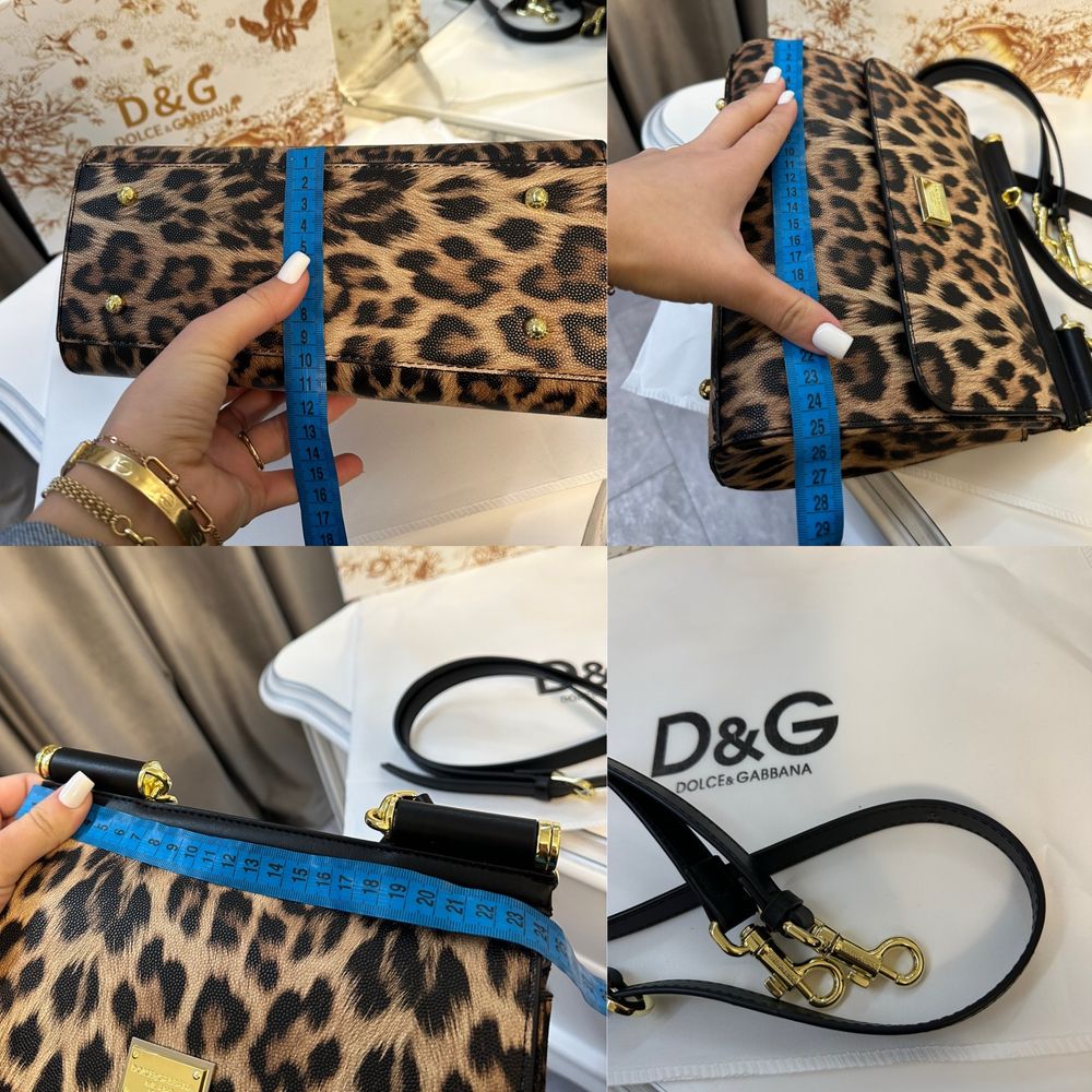 Леопардовая сумка dolce gabbana sicily