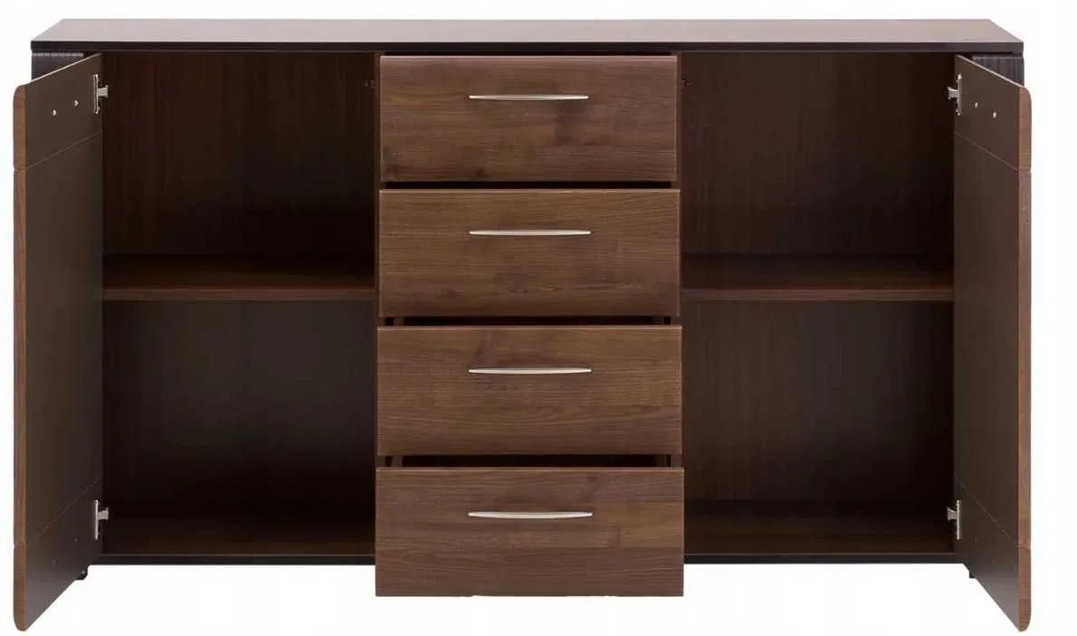 Komoda Naomi NA3 orzech wenge brąz
