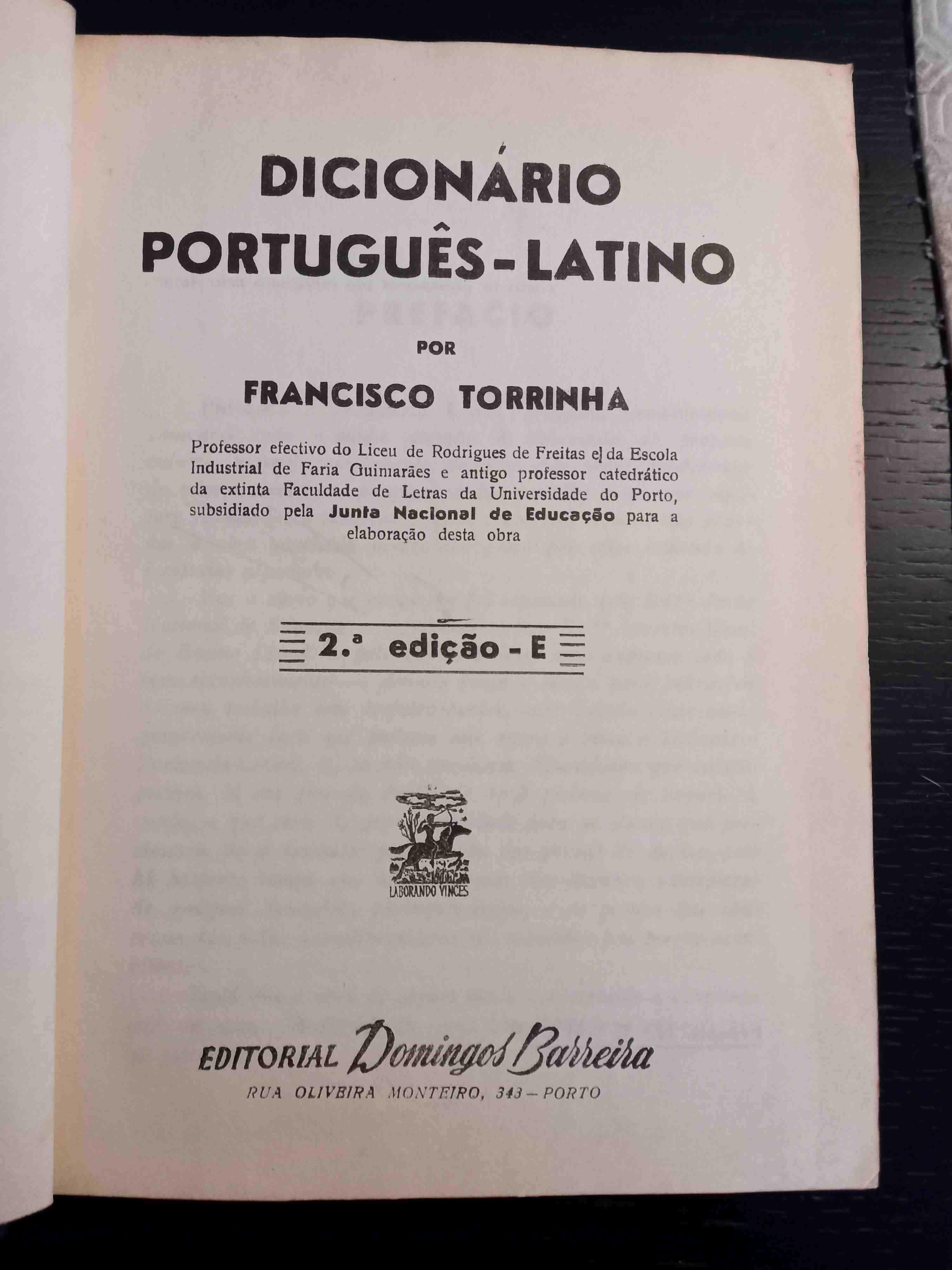 Dicionário Português-Latino de Francisco Torrinha