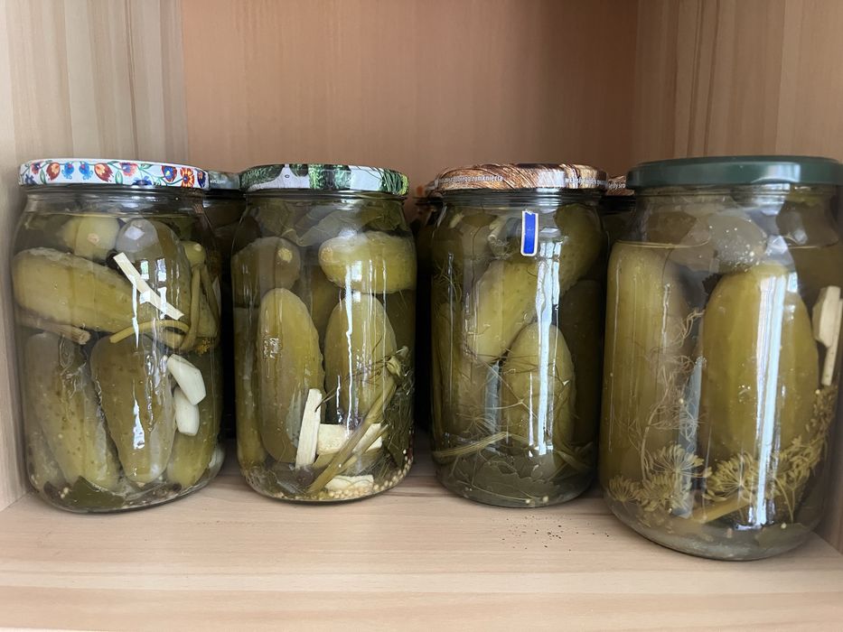 Ogorki kiszone w sloikach 900 ml