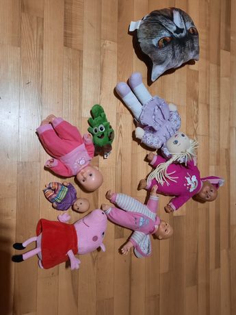 Zabawki, lalki, mix 5 zl sztuka