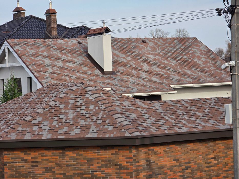 Монтаж покрівлі. Металочерепиця, м'яка черепиця.Ремонт всех типов крыш