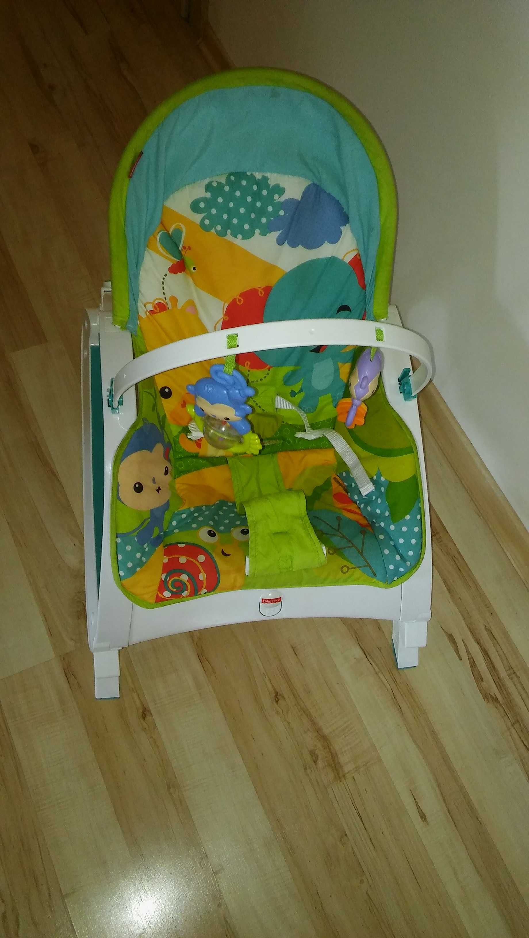 Leżaczek Fisher-Price Fotelik Od Niemowlaka Do Przedszkolaka