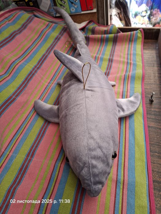 Акула мягкая игрушка 100 см shark 1 метр