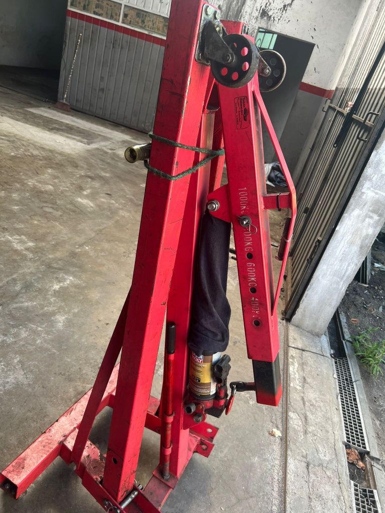 Grua dobrável 1000 kg