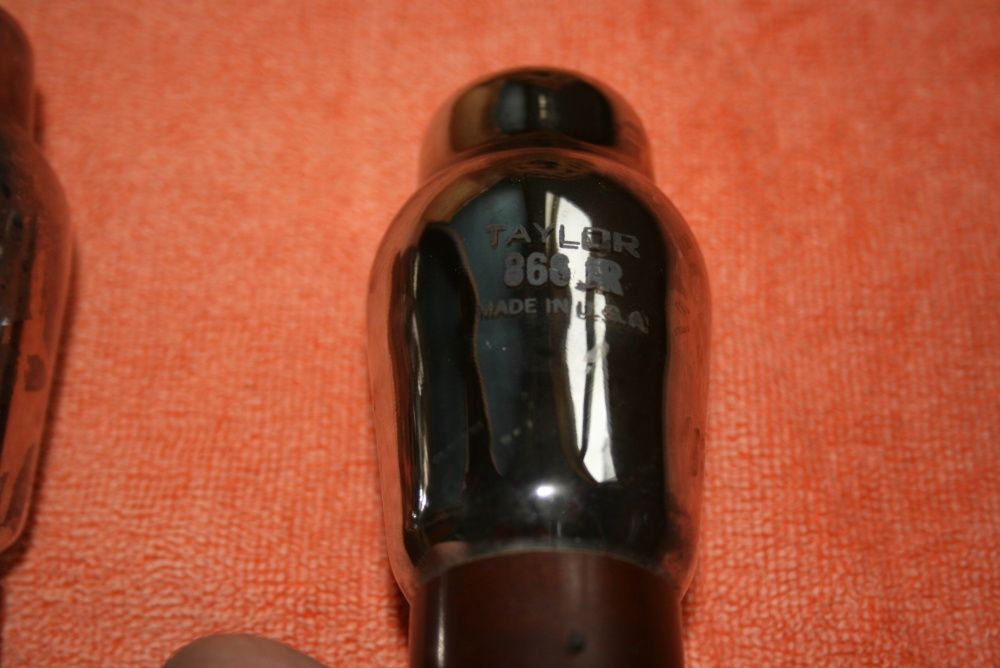 2- TAYLOR 866JR Tube Mercury Vapor Rectifier