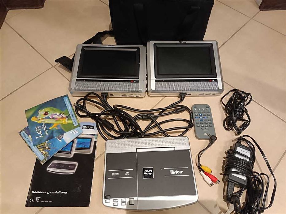 DVD samochodowe TEVION MD80931 plus dwa ekarny