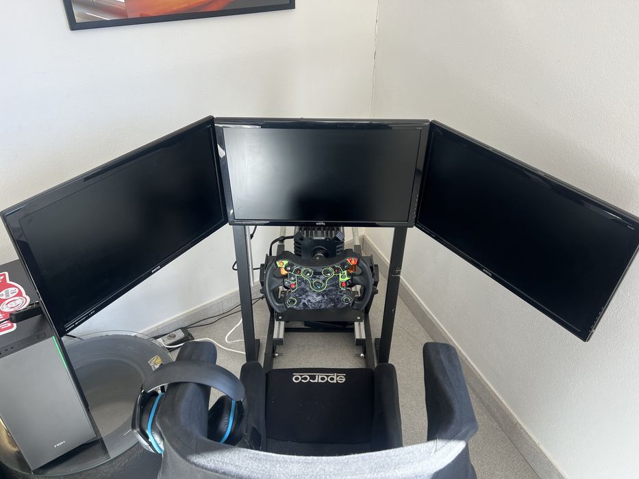 3 monitores benq para sim racing