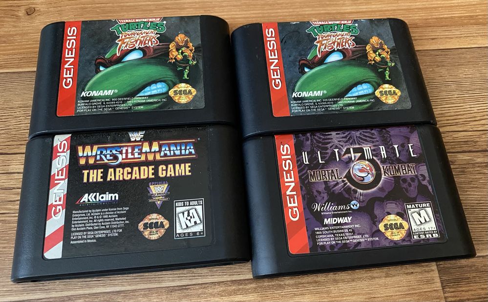 Sega Mega Drive (Genesis): Road Rash, Mortal Kombat, Aladdin, Jim