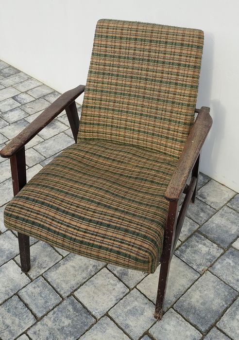 Fotel PRL Lisek Śnieżnik