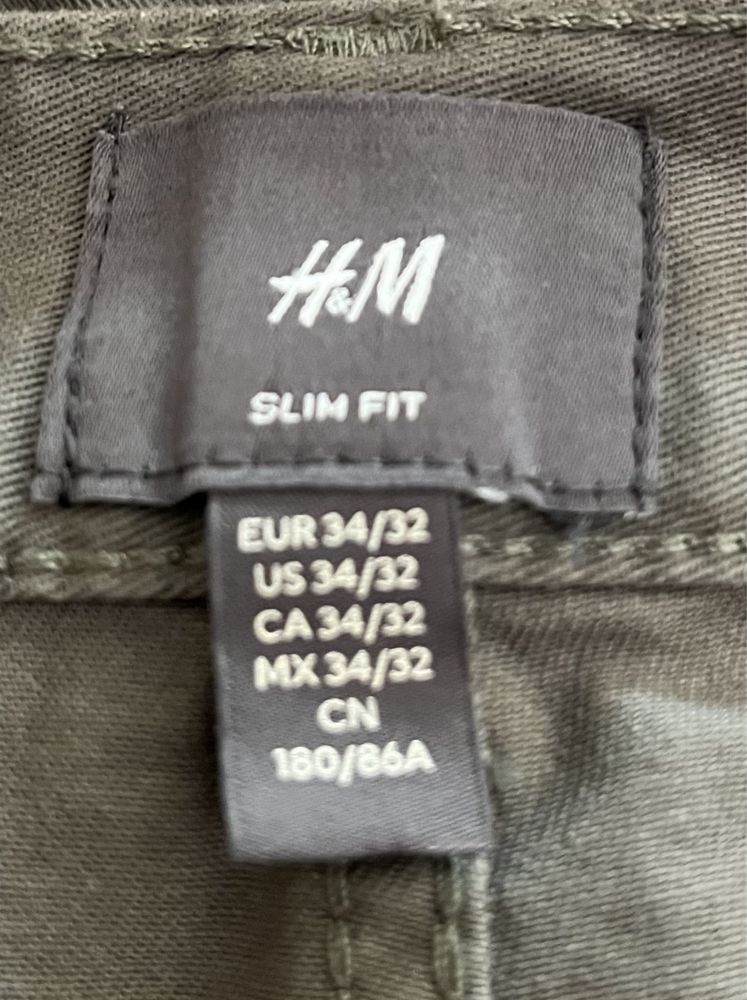 Spodnie męskie H&M 34/32