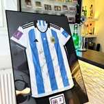 Koszulka Mistrzostw Świata 2022 Argentyna Messi autografy + certyfikat