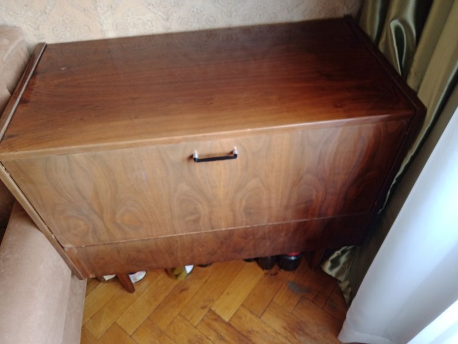 Тумба для белья, натуральное дерево