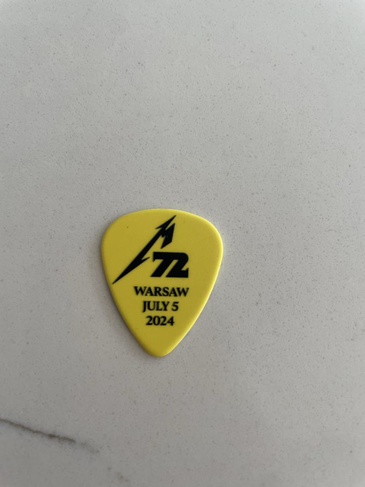 Kostka gitarowa Metallica 05.07.2024 Warszawa